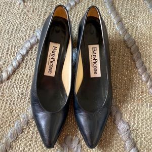 VTG EVAN-PICONE Size 6.5M Leather Construction SPAIN Classic Black